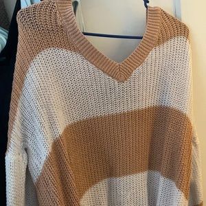 Striped Knitted Sweater